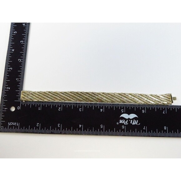 Vintage Signed Sterling Silver Chainmail Bracelet - 7 1/4" - Picture 11 of 11